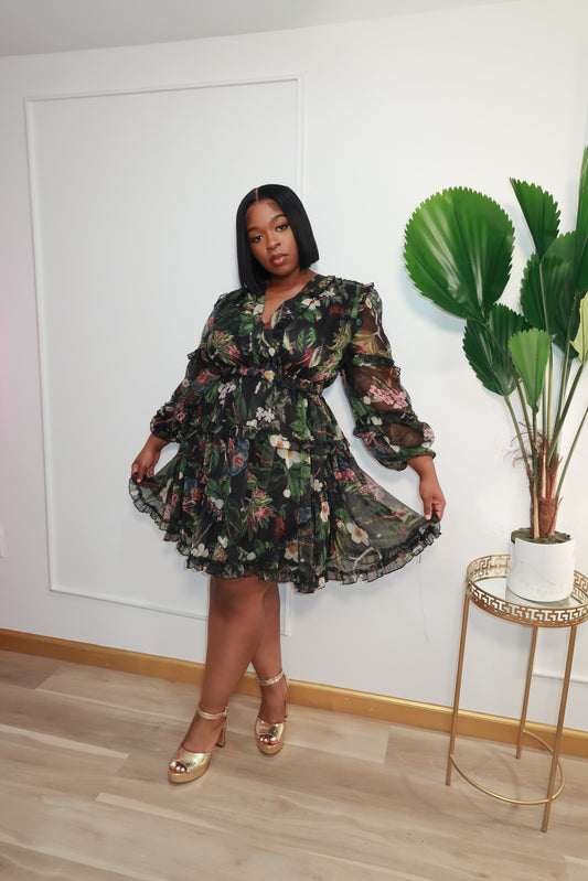 Tre’s Flowers Dress