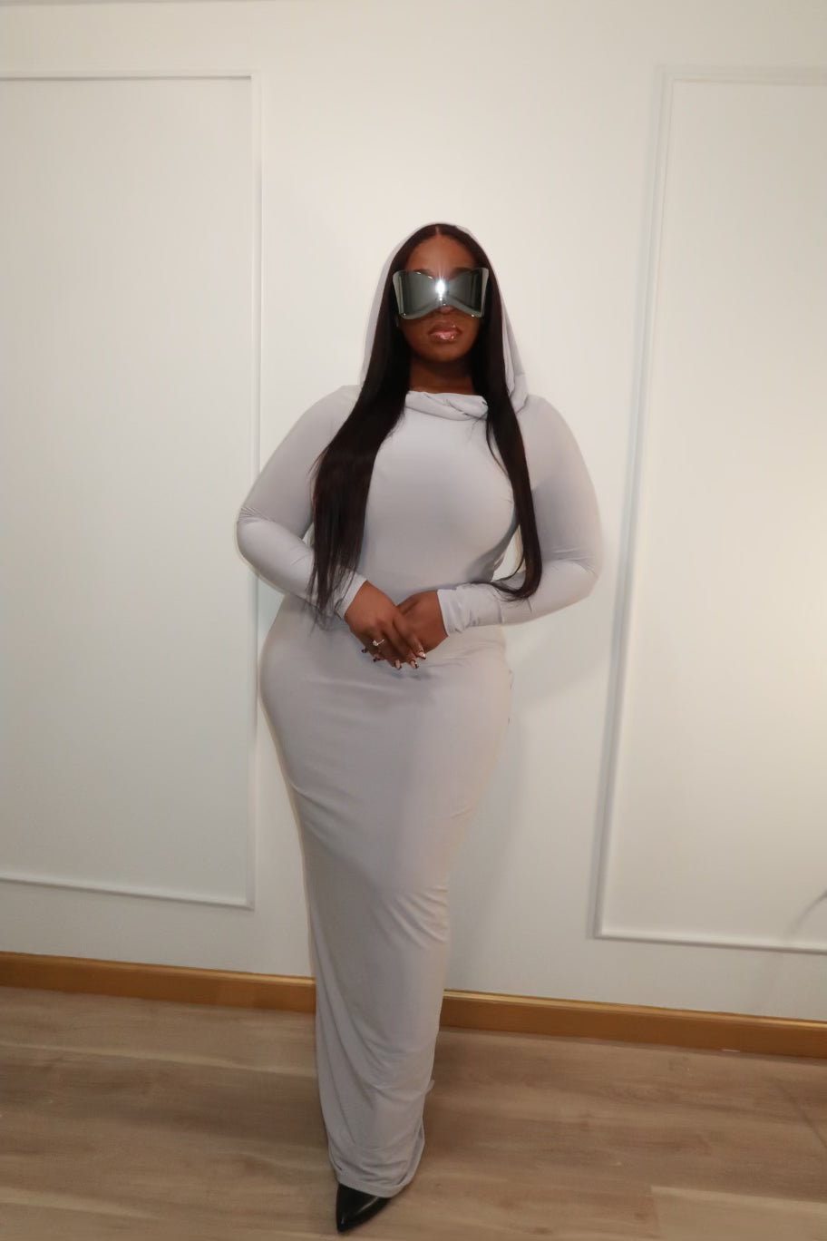 In My Mood Hooded Dress